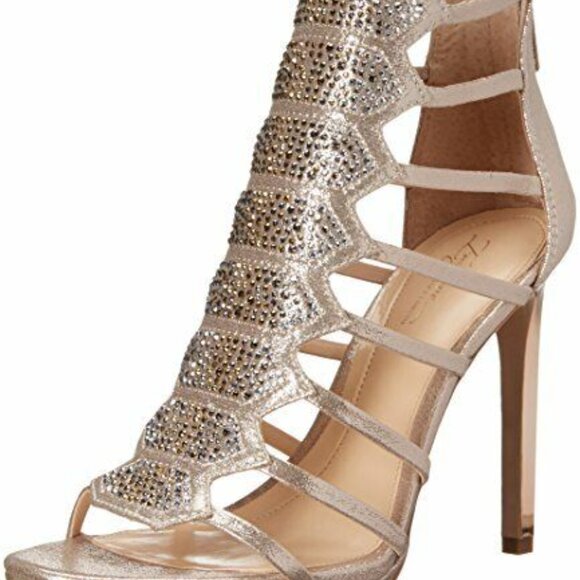 Vince Camuto "Gavin" Dress Sandal - Soft Gold - Picture 1 of 7